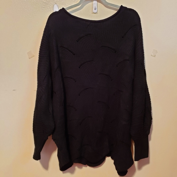 Black 2x sweater warm and cozy office casual GUC - Picture 5 of 6